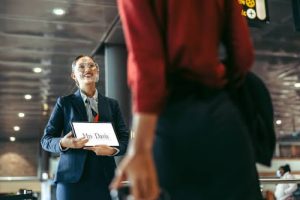 professional at airport